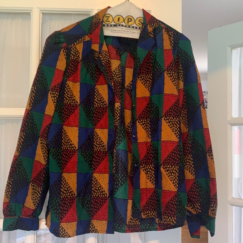 Vintage colorful blouse